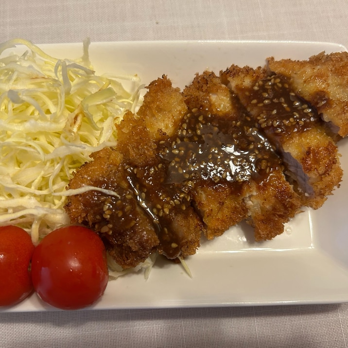米粉を使った*味噌かつ*